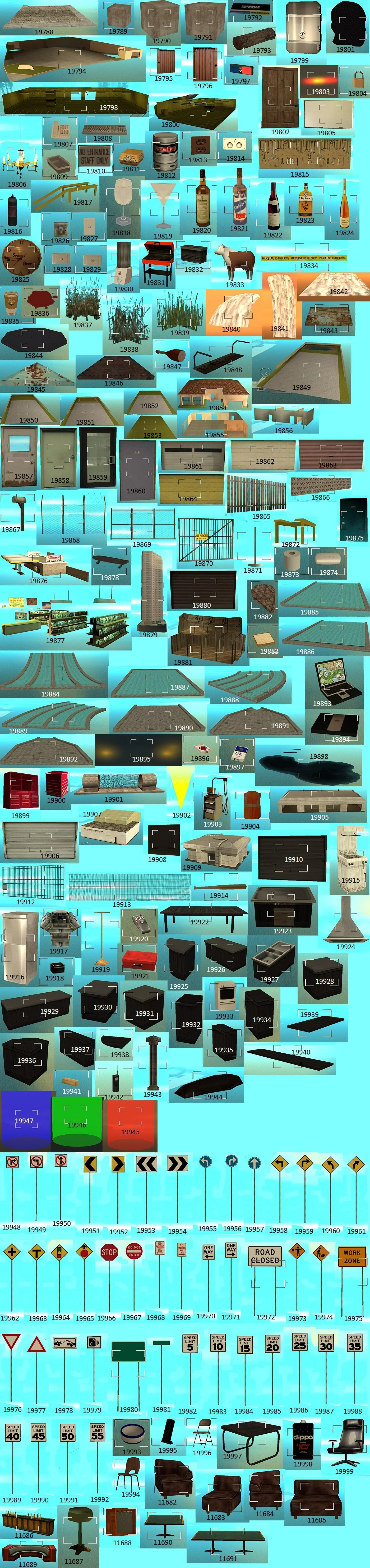pawnokit - objects IDs