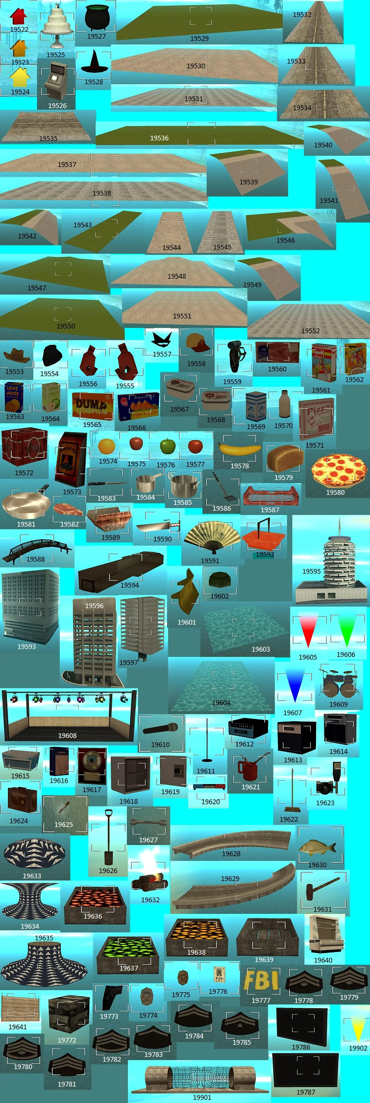 pawnokit - objects IDs
