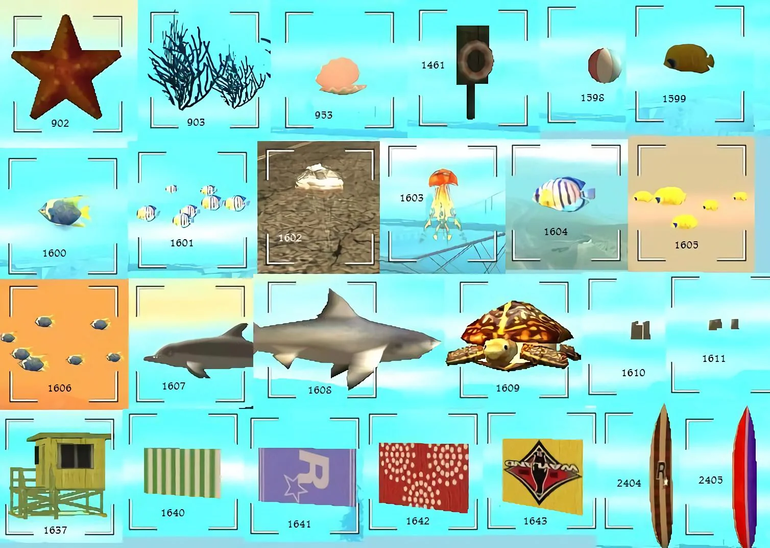 pawnokit - objects IDs