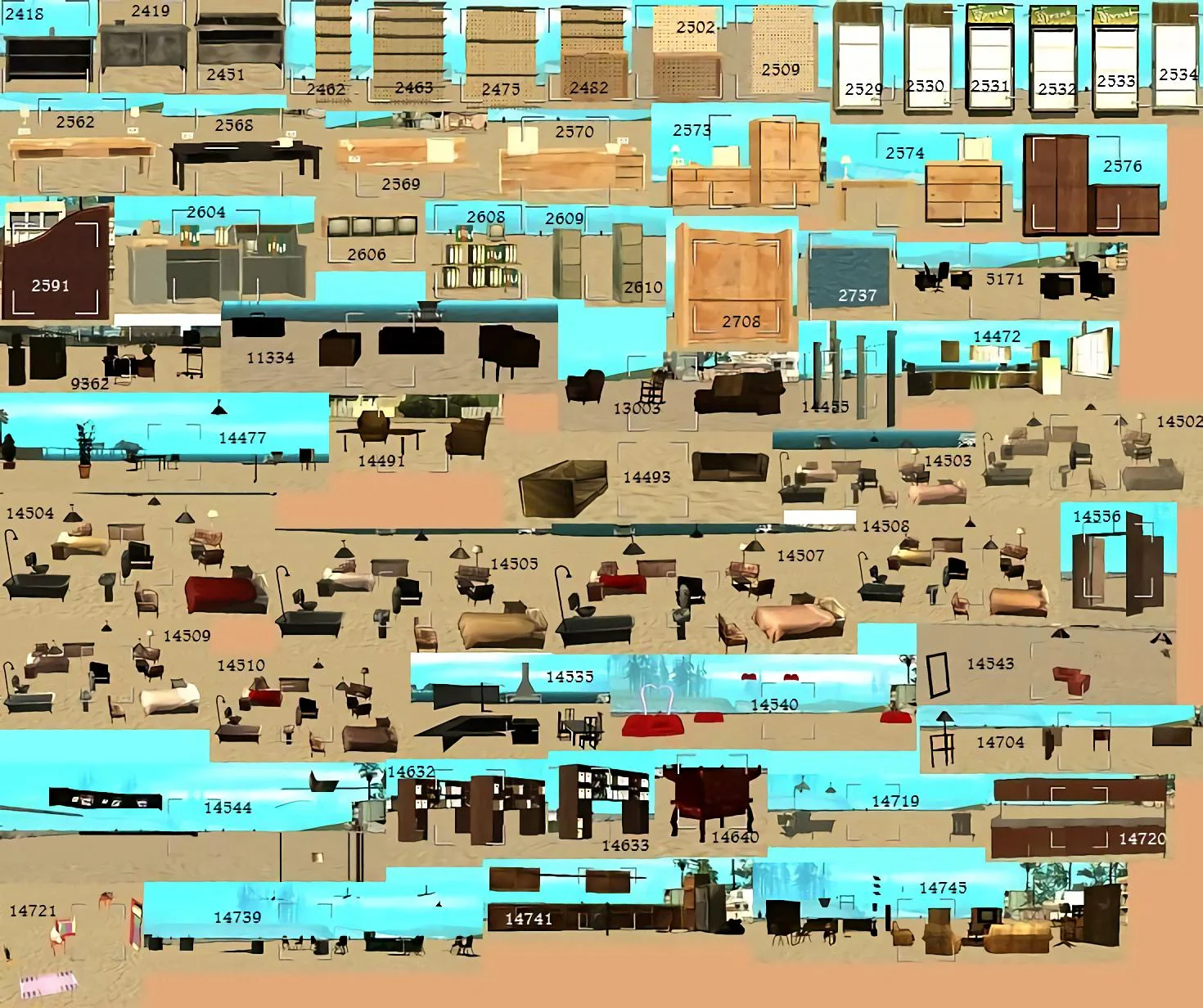 pawnokit - objects IDs