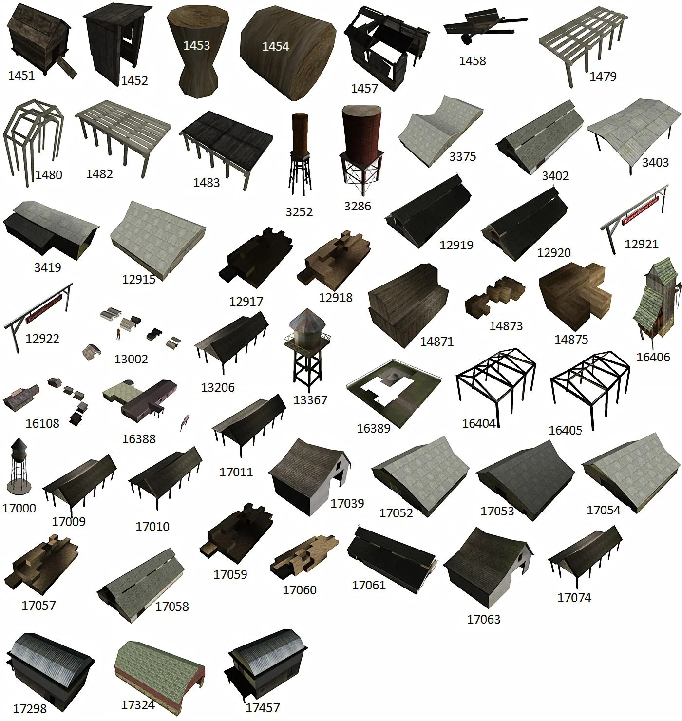 pawnokit - objects IDs