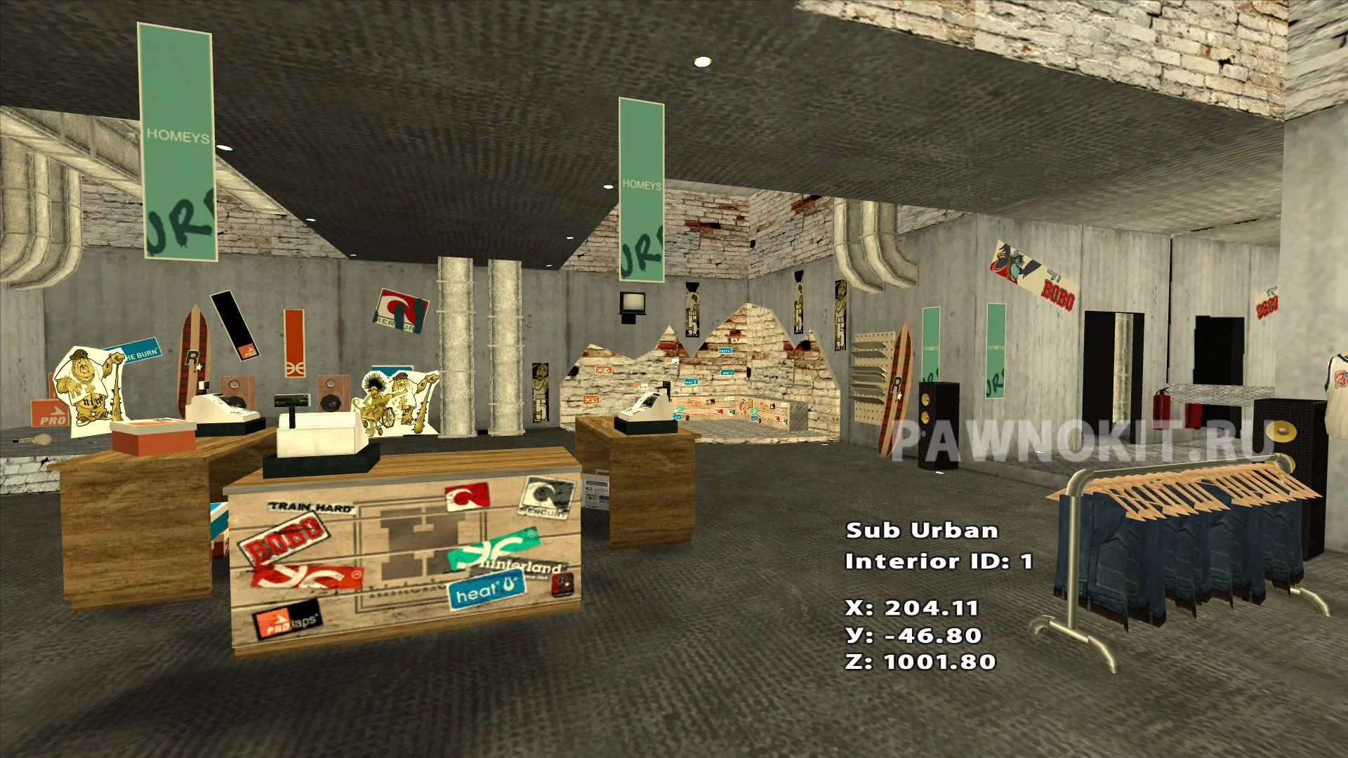 Samp interiors ID by pawnokit.ru
