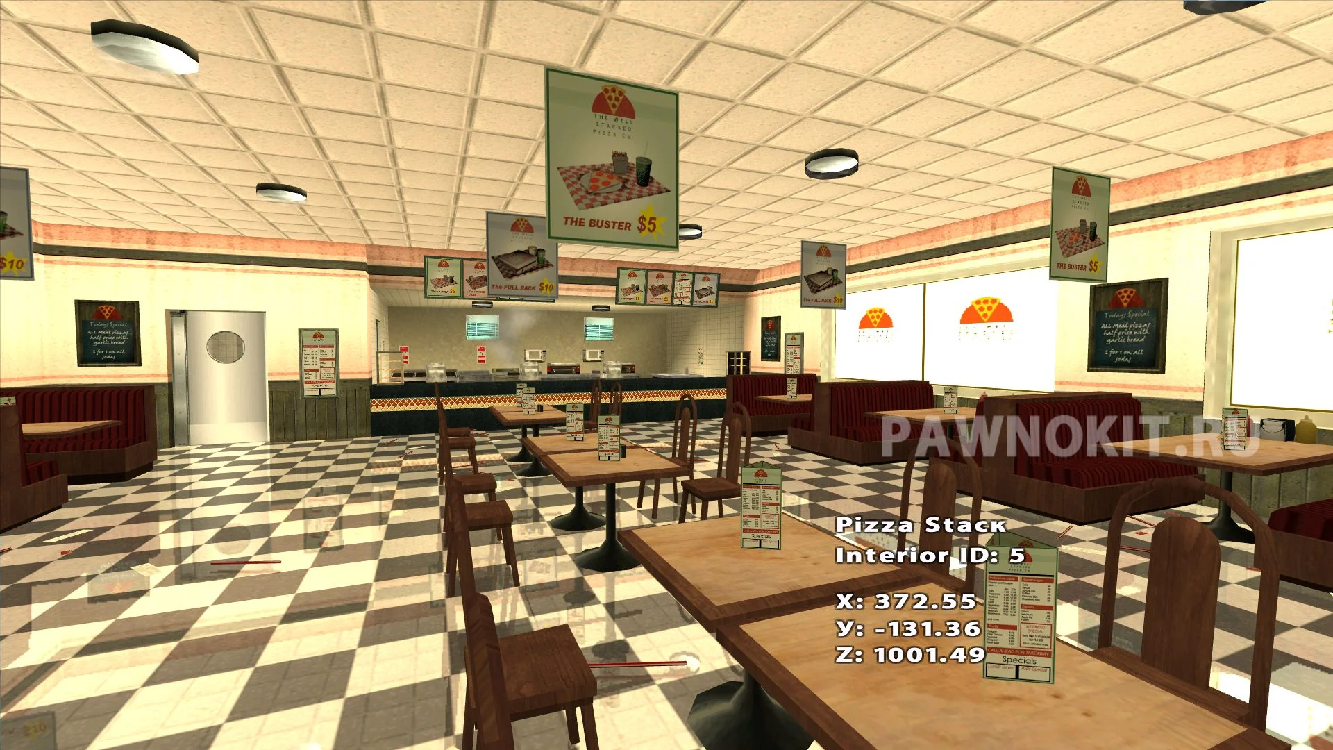 Samp interiors ID by pawnokit.ru