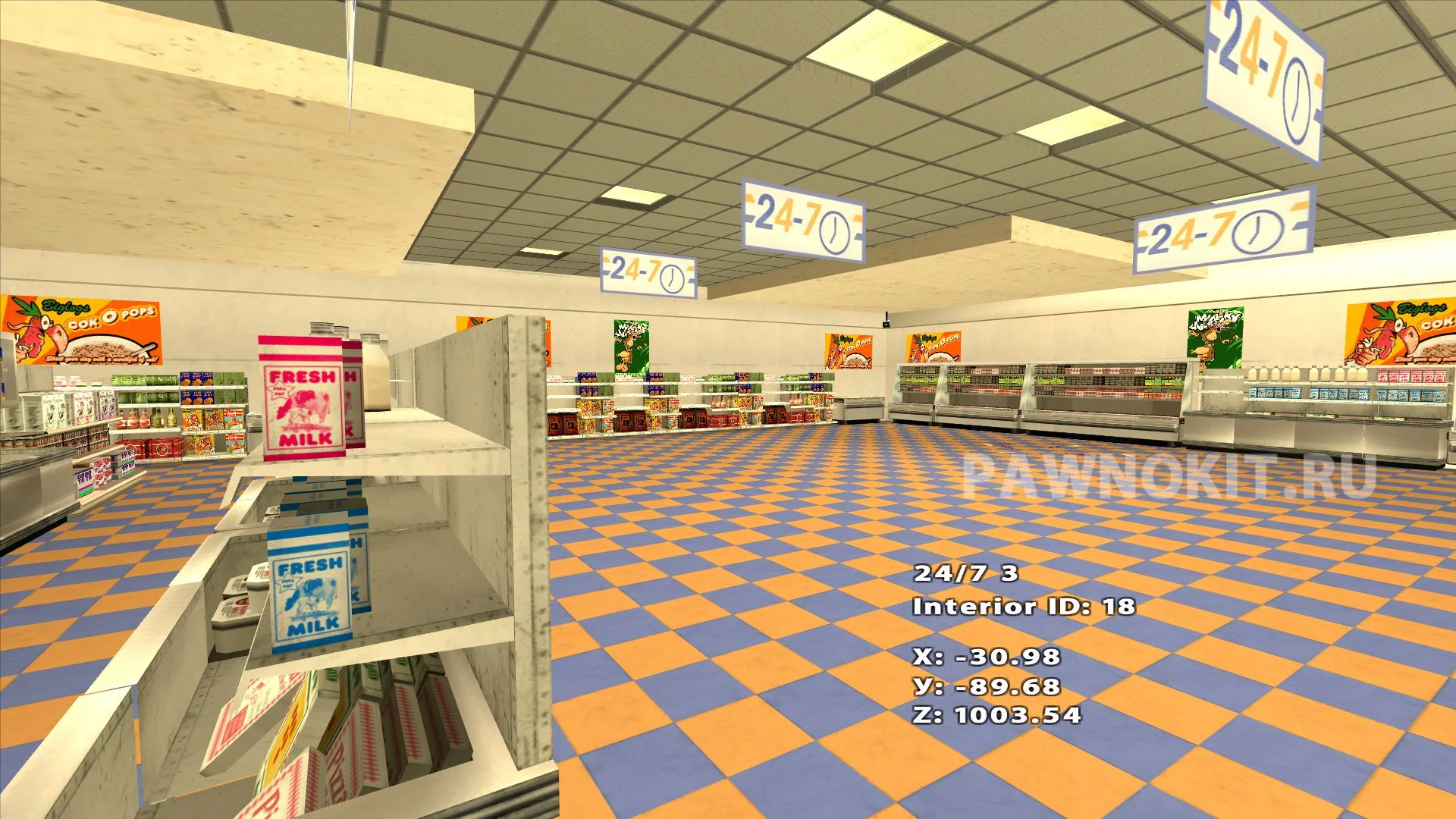 Samp interiors ID by pawnokit.ru