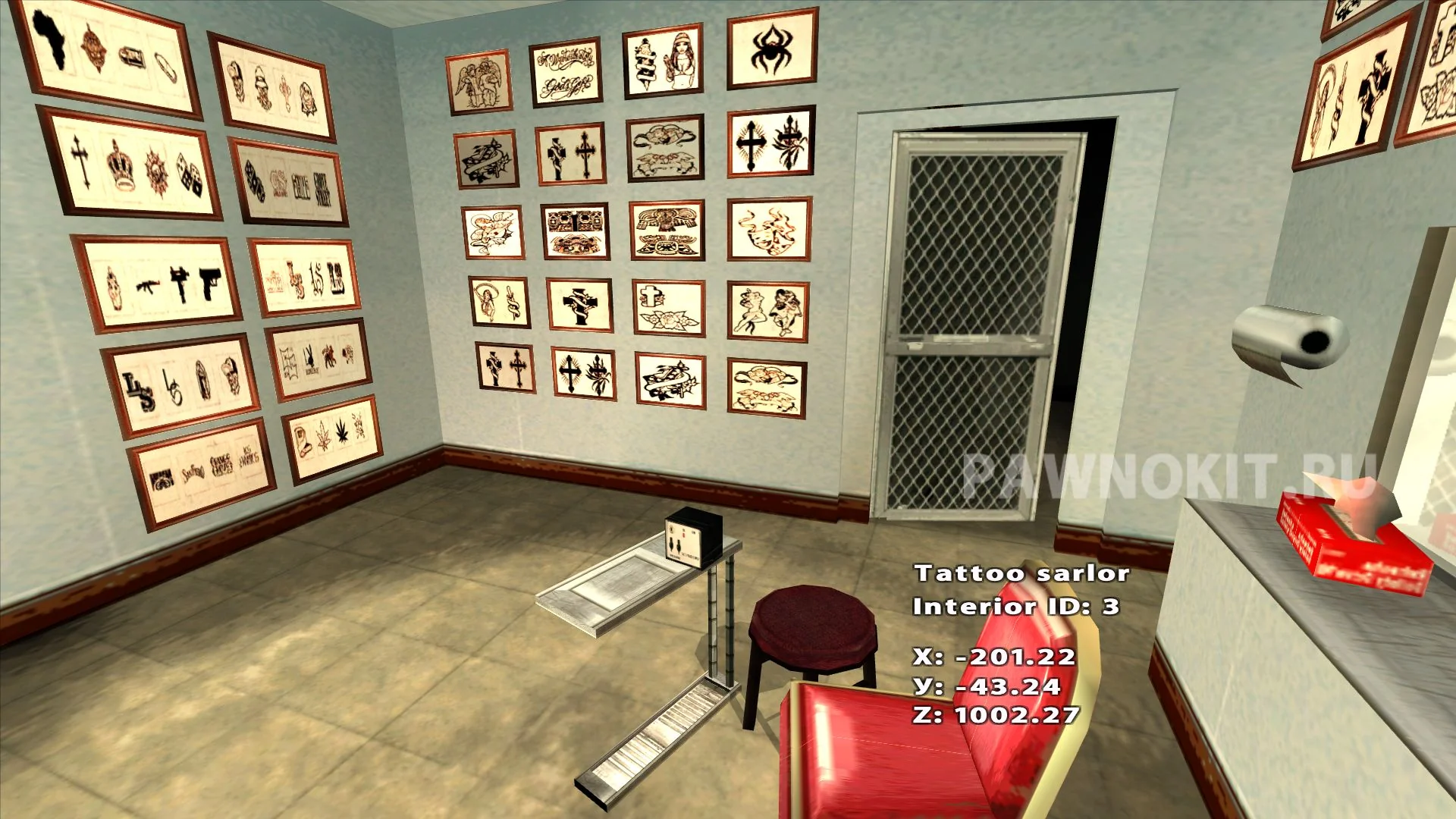 Samp interiors ID by pawnokit.ru