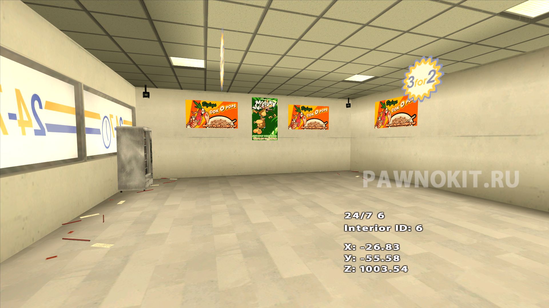 Samp interiors ID by pawnokit.ru