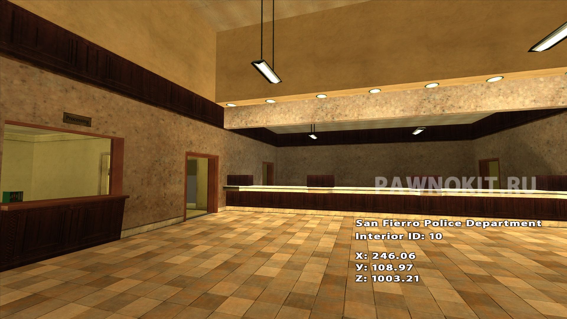 Samp interiors ID by pawnokit.ru