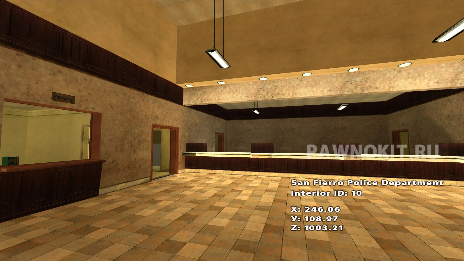 Samp interiors ID by pawnokit.ru